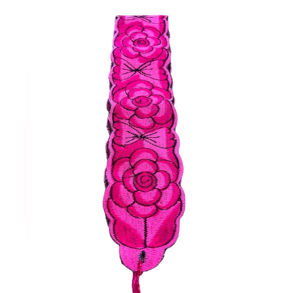 Mexican Embroidered Floral Belts Adjustable - Picture 3 of 15